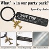 VeyoCraft Aviation Gifts Airplane Keychain - Fly Safe Keychains for