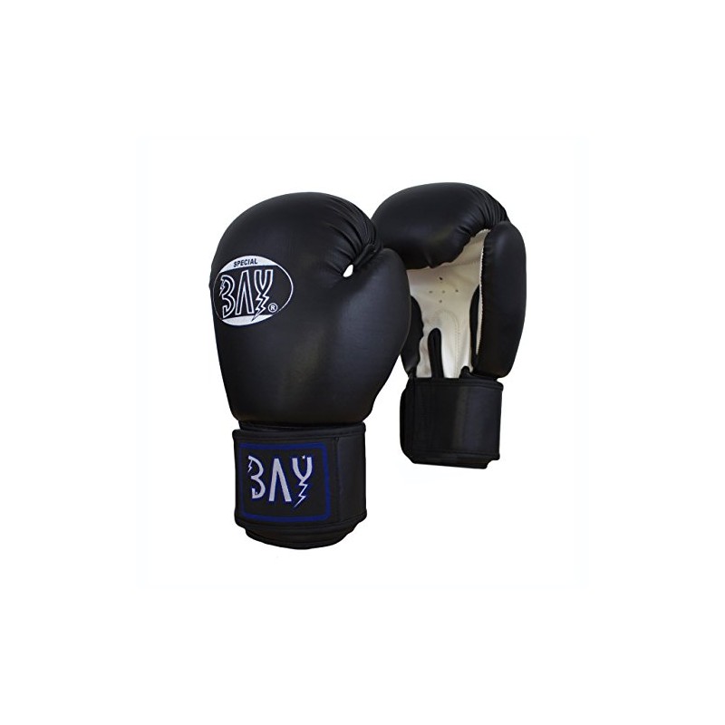 BAY® Future Boxing Gloves Black/White, 14 Oz, Boxing Gloves, Glover,