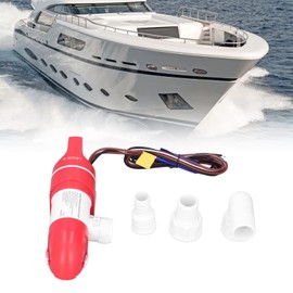 Boat Bilge Pump, Boat DC12V 360° Rotary Bilge Pump 1100GPH / 4160LPH Electric Automatic Bilge Pump