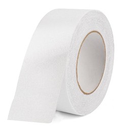 Waterproof Anti-Slip Stair Tread Tape 2" x 32.8 ft Clear Non-Skid Grip Tape for Wooden Steps, Tile Floors, Showers & Swimming Pools Indoor Outdoor Safety Tape