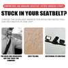 Mandark 2PCS Car Seat Belt Covers, Soft Leather Vehicle Seatbelt