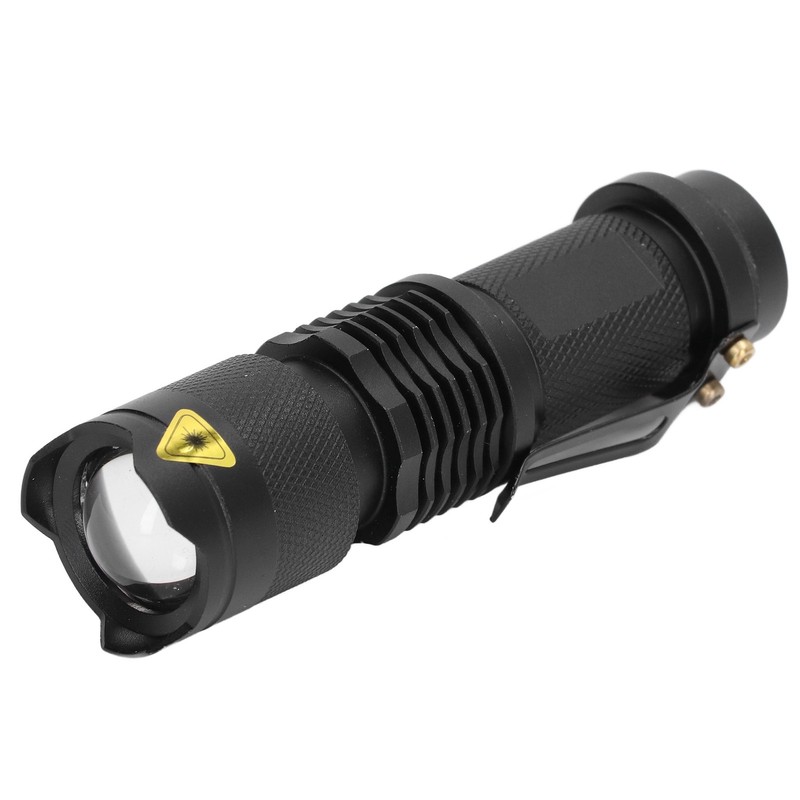LED Flashlight 1 Mode Retractable Waterproof Handheld Lamp for Hunting