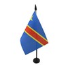 Democratic Republic of the Congo Table Flag 4'' x 6''