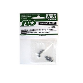 Tamiya AO-1015 Mini 4WD 0.1-inch (2 mm) Lock Nuts