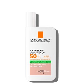 La Roche-Posay Anthelios UVMune 400 Oil Control Fluido FPS50+ Con Color, Protector Solar, 12 Horas de Protección con Efecto Matificante, Control de Exceso de Grasa en la Piel, Acabado Seco, 50 ml