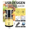DUSENHO Electric Citrus Juicer - Rechargeable USB Juicer Machines for