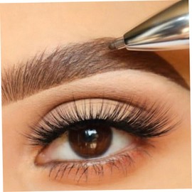 Pen de contorno de cejas 4 en 1 giro duradero de larga duración Rubia de lápiz de cejas resaltante.