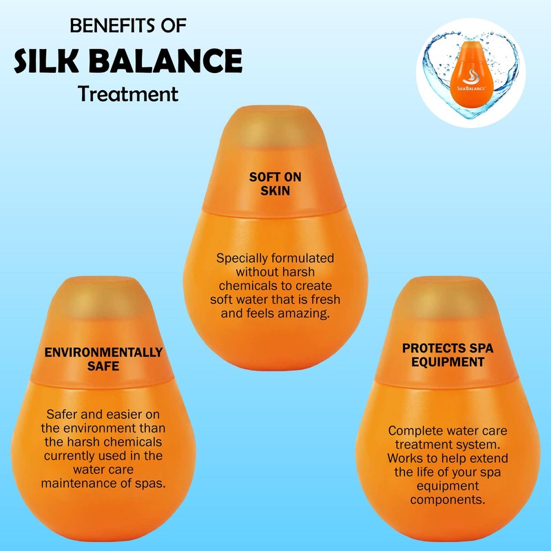 Silk Balance Natural Hot Tub Solution - 38 oz -