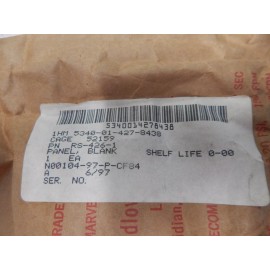 PN# RS-426-1  - 3D INSTRUMENTS - PANEL,BLANK - NSN# 5340-01-427-84