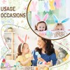 FYSUIMU 40 Pcs Easter Bunny Tokens Wooden Easter Bunny Fillers