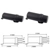 YIBO Motorcycle General Waterproof Tool Box Round Tool Barrel 90mm