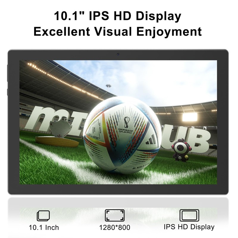 Android 15 Tablet 10 inch Tablets with Case, 12GB RAM