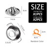 1 Stainless Steel Juicer, 2 Ring Shaped Orange Peelers, Manual