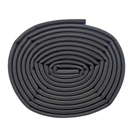 Castaic Door Weather Stripping, Window Rubber Seal Strip Self-adhisive Foam Tape for Door Window Gap Wind Blocker (Black)