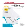 Office Depot Clean Seal(TM) Catalog Envelopes, 9in. x 12in, White,