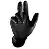 50 Pairs of Nitrile Gloves 0422 Grip Black (S (7))