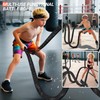 Brobantle Battle Rope 1/1.26/1.5/2 Inch Diameter,Pink 30FT/40FT/50FT Exercise Workout Ropes