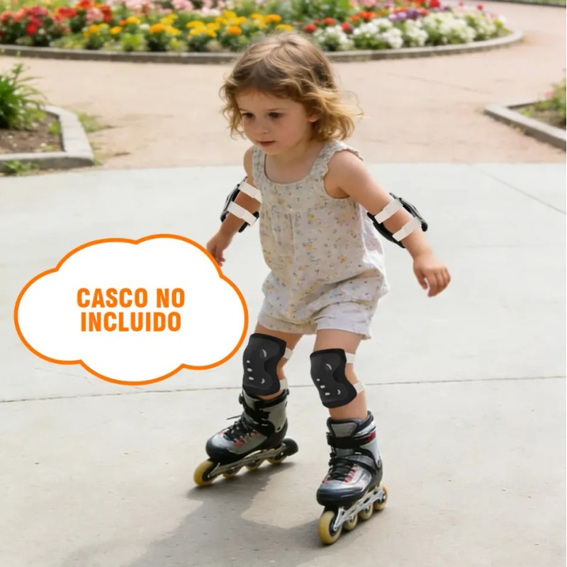 Trixter Kit Equipo De Protección Para Patinar Niños Conjunto De