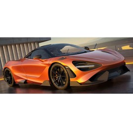 Airfix Starter Set - A55006 McLaren 765LT Model Building Kit - Plastic Model Car Kits for Adults & Children 8+, Set Includes Decals, Humbrol Acrylic Paints, Brushes & Poly Cement - 1:43 Scale Model