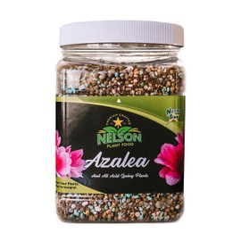 Nelson Plant Food for All Acid Loving Plants In Ground Container Patio Food Huge Blooms Azalea Jasmines Roses Camellias Gardenias NutriStar 9-13-11 (4 lb.)