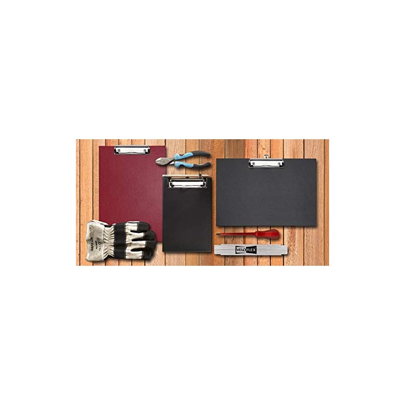 Veloflex 4804080 Clipboard A4 with Cover Plastic and Metal Clamp