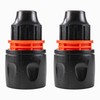 10mm Curly/Spiral Hose Replacement connectors (Pack of 2) Universal Click