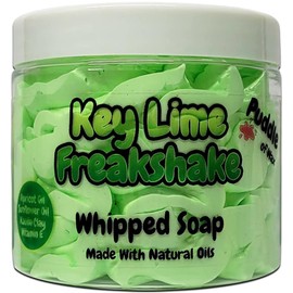 Whipped Soap Body Wash - 150g - Natural Oils and Butters - Various Scents - Vegan Friendly - Puddle of Wax - Made in the UK (Key Lime Freakshake)