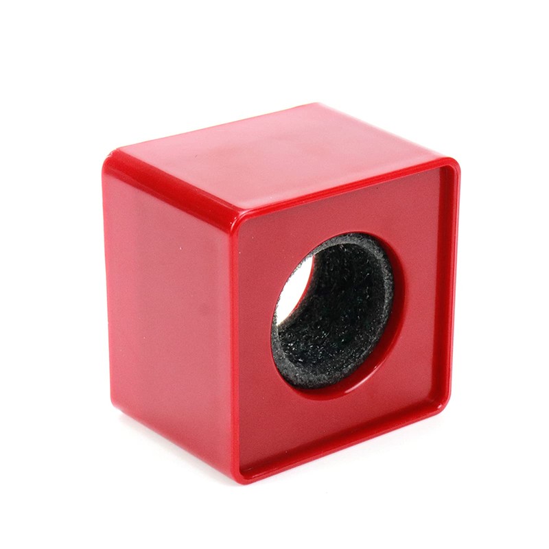 Dahszhi Cube Mic Stand 2Pcs Red Interview Logo Flag Station