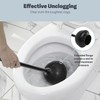 Casabella Toilet Plunger and Hideaway Caddy Combo for Bathrooms, 2-Piece