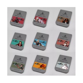 Final Fantasy VII Character Collection - Custom PS1 Memory Card Stickers
