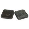 2.5 inch Square Reusable Carpet Bottom Furniture Caster Cups to