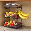 Giwil 3 Tier Countertop Fruit Mesh Basket for Kitchen, Vegetable