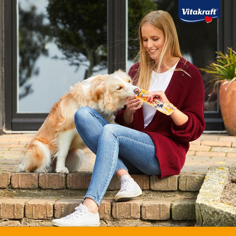 Vitakraft Bastoncino di manzo ipoallergenico, ideale per intolleranze, con tacchino