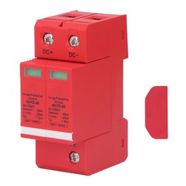 Orange Red Combiner Box Surge Protection Device Distribution Box Voltage Surge Arrester Device 40KA DC1000V 2P