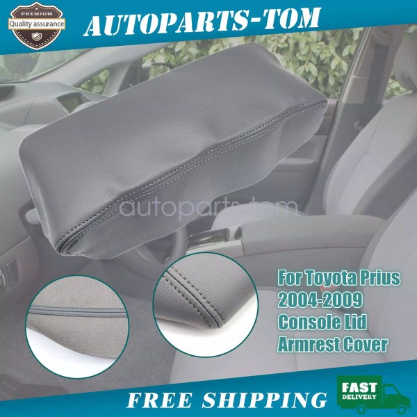 Soillar NEW Leather Center Console Armrest Cover Replacement For 04-09
