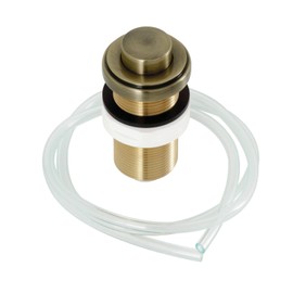 Kingston Brass KA21AB Trimscape Garbage Disposal Air Switch Button, Antique Brass