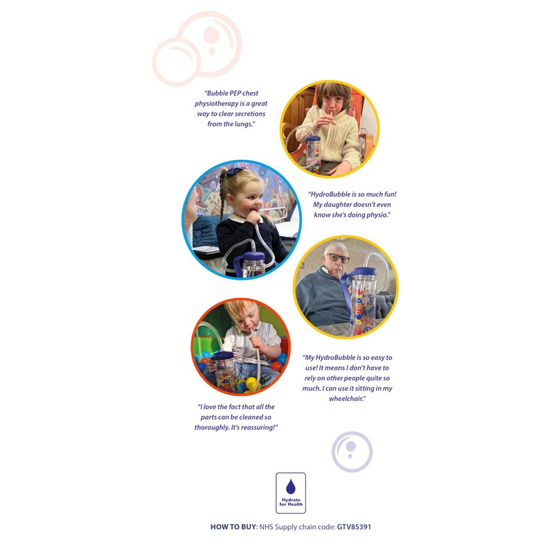 HydroBubble - Bubble PEP Chest Physiotherapy