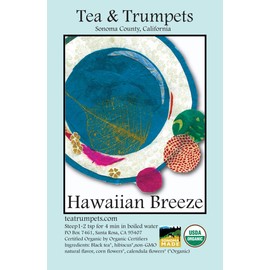 USDA Organic Hawaiian Breeze (Passion Fruit Hibiscus) Black Loose Leaf Black Tea