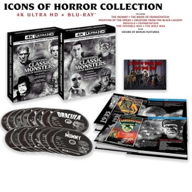 Universal Classic Monsters: Icons of Horror Complete Collection [4K / UHD / BLU] + Including Bonus Art Card
