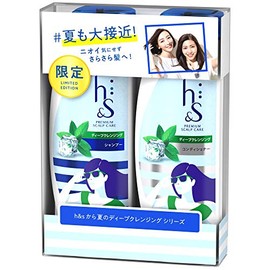 h&s summer limited deep cleansing pump shampoo 370ml conditioner 370g