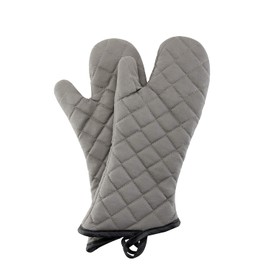 ARCLIBER Oven Mitts 1 Pair of Terry Cloth Lining - Heat Resistant Kitchen Gloves,Flame Oven Mitt Set,15 Inch
