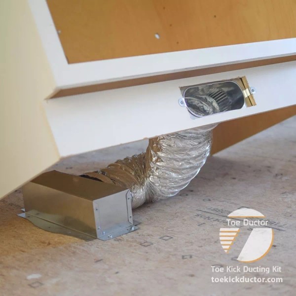 Toeductor Toe Ductor Floor Vent Under Cabinet Toe Kick Ducting
