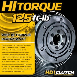 HD Switch BIGBearing HiTorque Billet Pulley PTO Clutch 5100915SM fit Snapper S50X S50XT S50XB Ferris iS500Z Series F50XT 44" & 48" Deck Lawn Mowers Warner 5219-34 5219-34A w/Replaceable Pulley Bearing