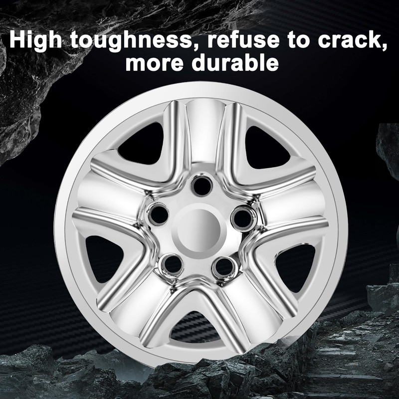 TULALUX Wheel Skins Compatible with Toyota Tundra 2007-2021; 18 inch