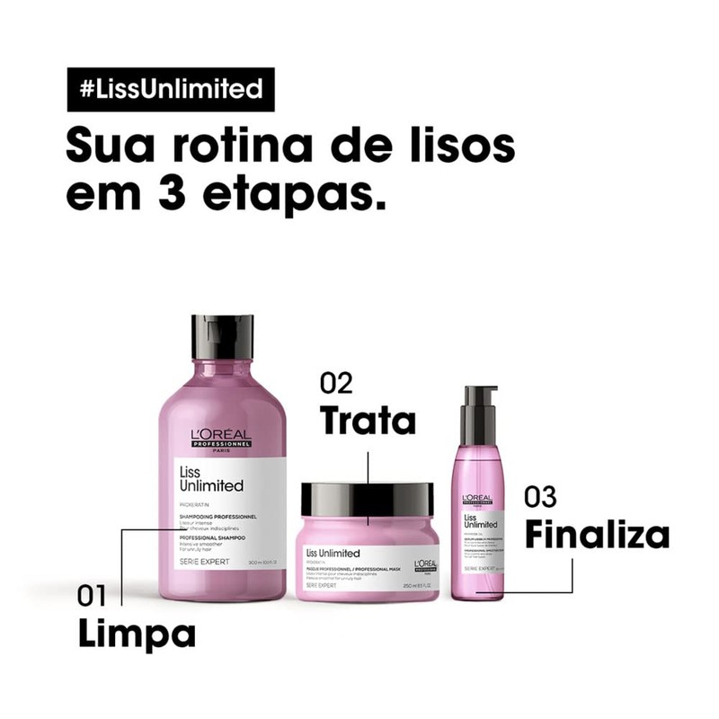 L'Oréal Serie Expert Lis Unlimited SE21 Shampoo 10.1 fl oz