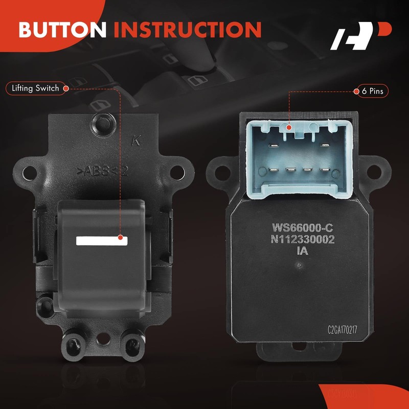 A-Premium Power Window Switch Compatible with Honda Ridgeline 2006 2007