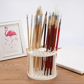 Brush Holder 49 Hole Paint Pencil Stand Watercolor Desk Brush Holder GD02737 100ea