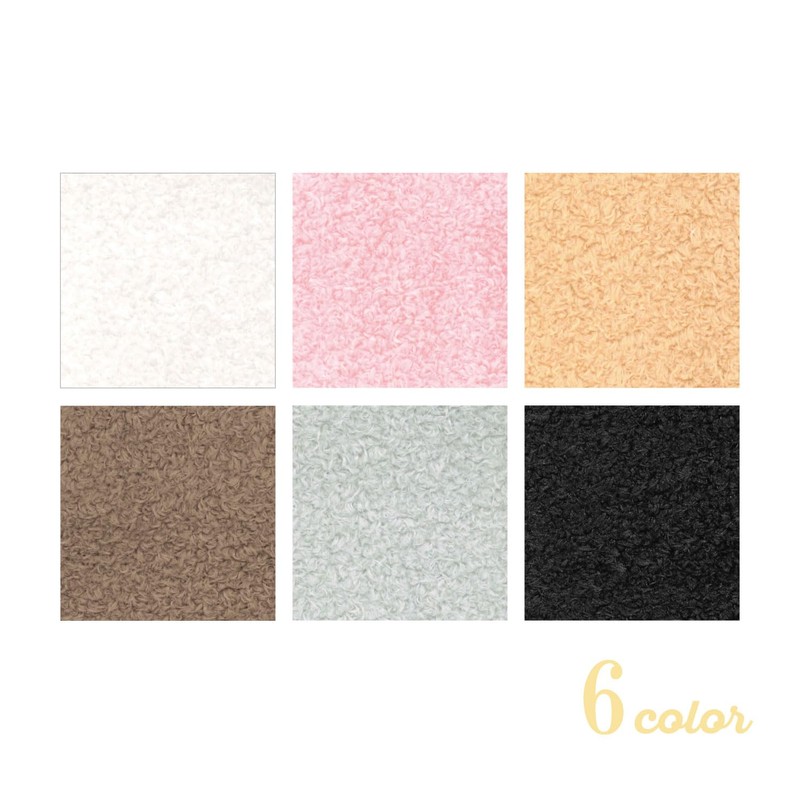 KIYOHARA NUIF-03C Pushing Cloth, Powder Boa for Plush Toys, Fabric,