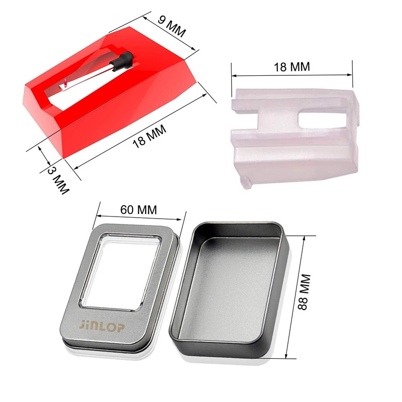 Mudimu Stylus for Record Player Including 3pcs Universal Turntable Replacement