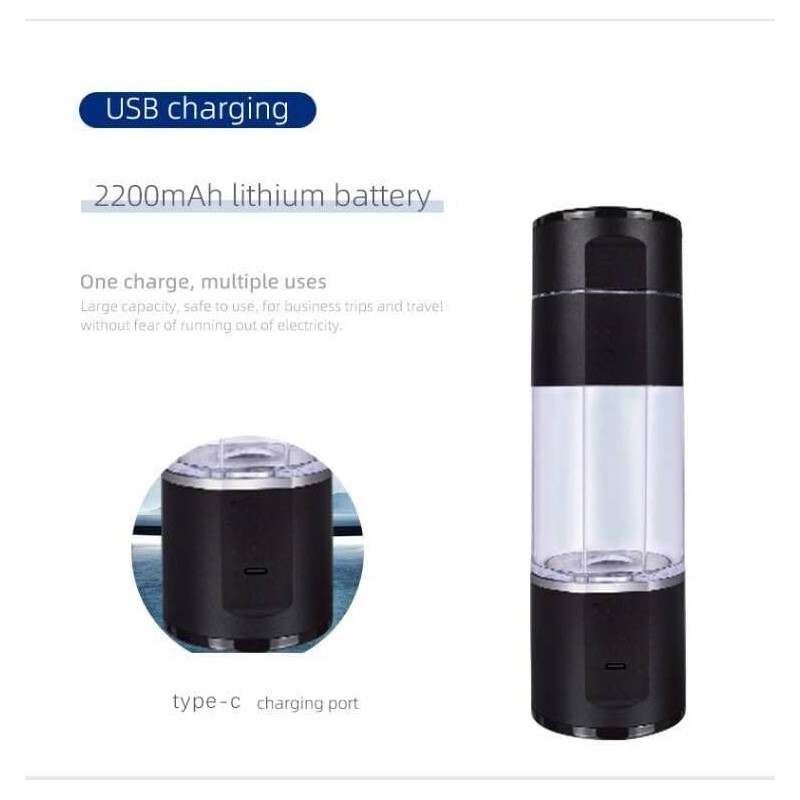 Alkadrops Hydrogen Rich Water Bottle Generator Max Concentration Molecular Up